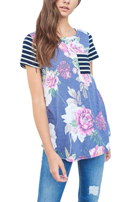 Striped And Floral UJ1175